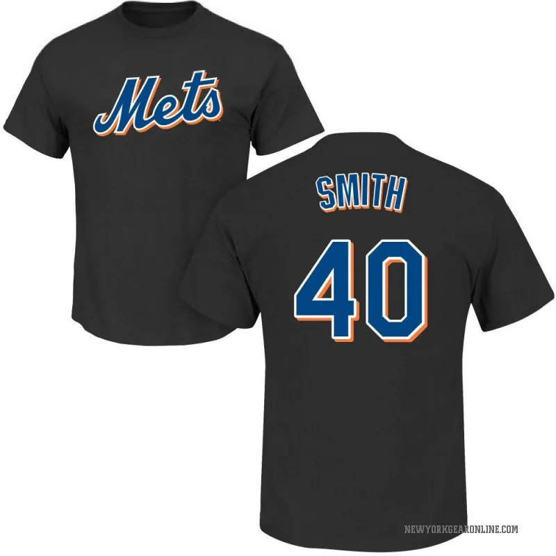 Kodai Senga New York Mets Youth Black Roster Name & Number T-Shirt 